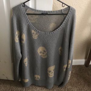 Torrid skull sweater